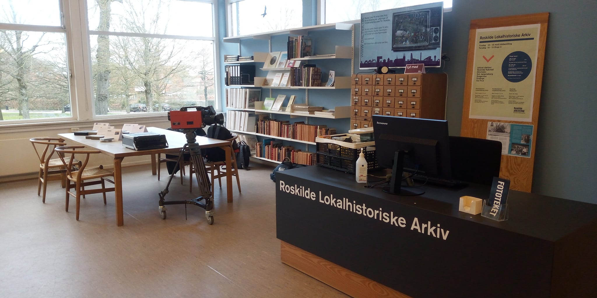 Pop-up udstilling på Roskilde Bibliotek
